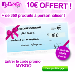 MyDesign code promo